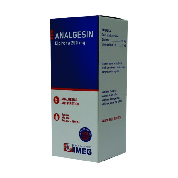 ANALGESIN - Dipirona 250 mg / 5 mL